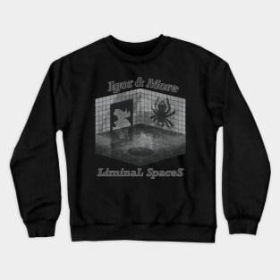 Igor & More Tarantula Liminal Spaces Grey Crewneck Sweatshirt